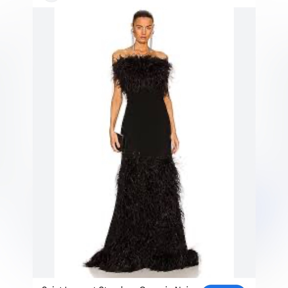 SAINT LAURENT Strapless Gown NEW